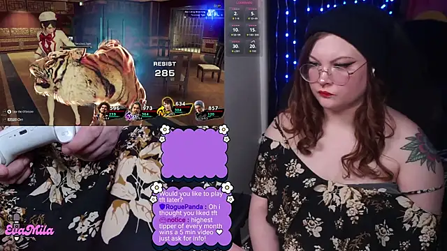 Snapshot of evamila chatting on March 17, 2026, 3:31 am evamila online show from March 17, 2026, 3:31 am