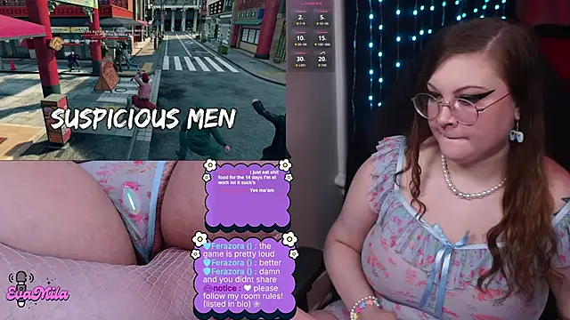 Snapshot of evamila chatting on March 20, 2026, 12:33 am evamila online show from March 20, 2026, 12:33 am