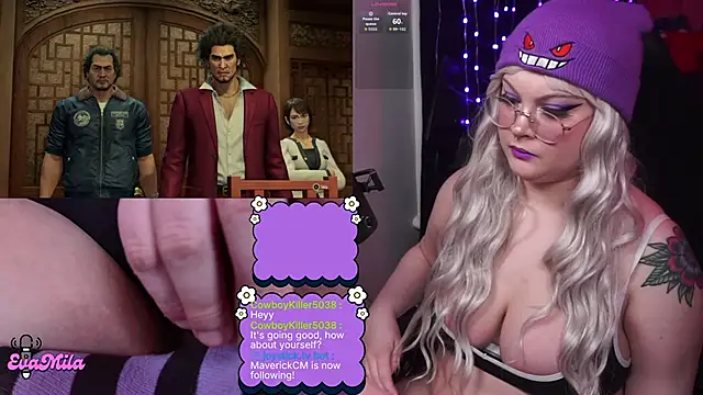 Snapshot of evamila chatting on March 14, 2026, 12:05 am evamila online show from March 14, 2026, 12:05 am