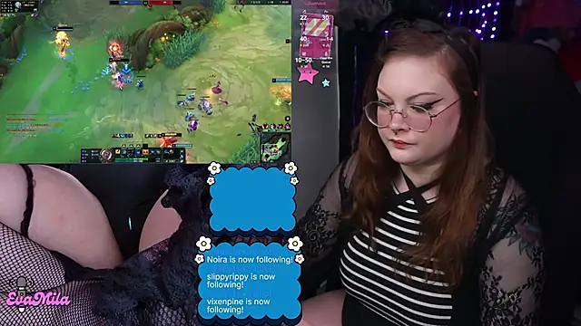 Snapshot of evamila chatting on March 6, 2026, 1:44 am evamila online show from March 6, 2026, 1:44 am