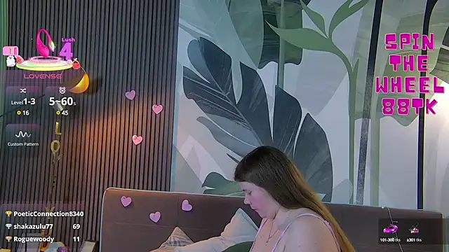 Snapshot of RubyValen chatting on March 13, 2025, 5:00 am RubyValen online show from March 13, 2025, 5:00 am