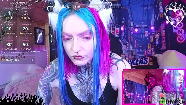 Snapshot of NekoCyber chatting on May 17, 2026, 5:18 am NekoCyber online show from May 17, 2026, 5:18 am