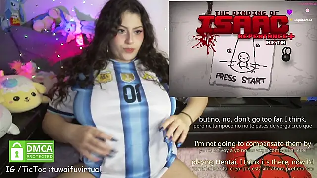 Snapshot of TuWaifuVirtual1 chatting on July 12, 2026, 2:34 am TuWaifuVirtual1 online show from July 12, 2026, 2:34 am